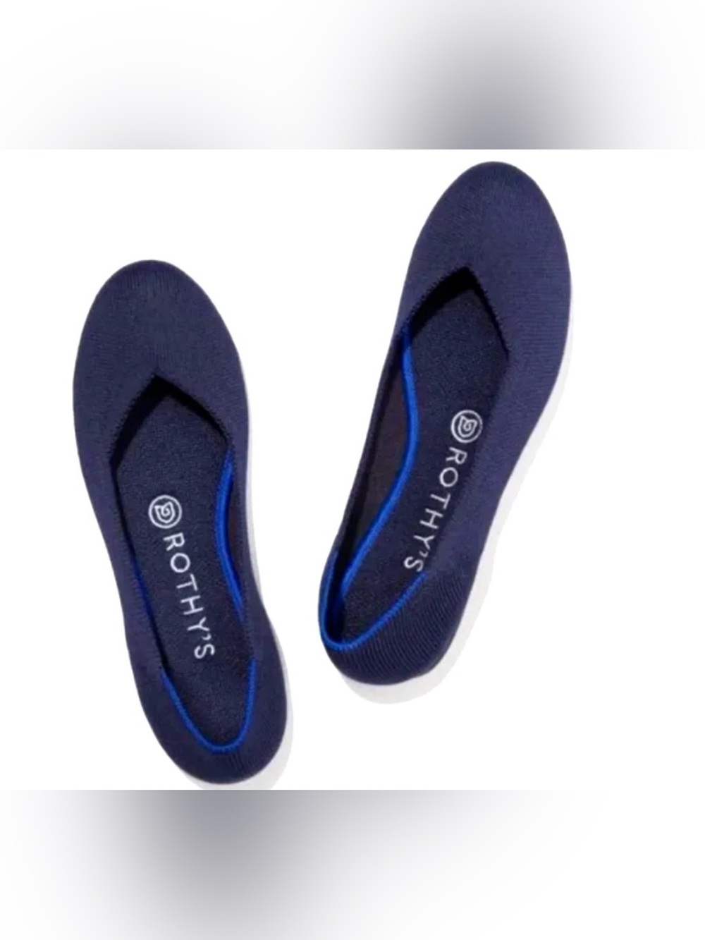 Rothy's Navy Blue Women's Knit Ballet Flats